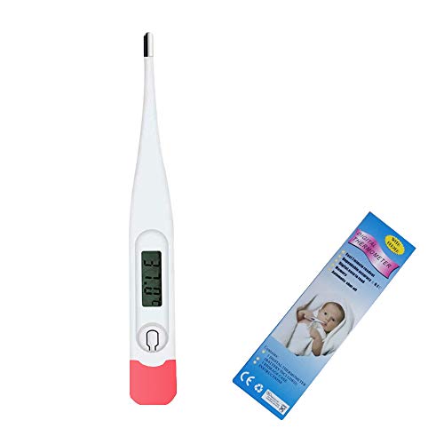 Best LCD Digital Temperature, Oral Digital Portable Fast Readings Temperature Meter with Accurate Measurement for Baby Kids Adults?Red?
