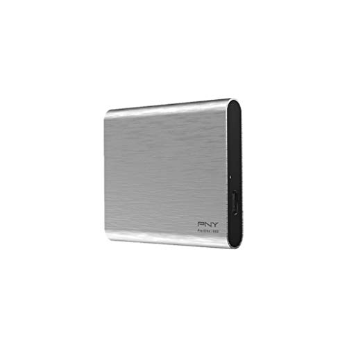 PNY Portable SSD Pro Elite USB 3.1 Gen2 Type-C 500GB Grau Brush¹