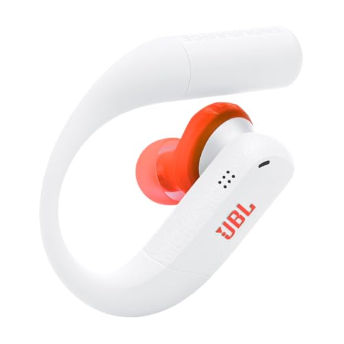 JBL Endurance Peak 4 Kabellose Sport-Ohrhörer mit Noise-Cancelling, Weiß – Ansicht 5