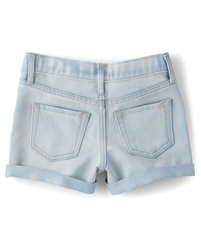 Image of The Children's Place Girls Denim Shortie Shorts