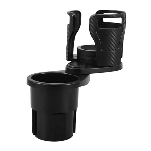 PRETYZOOM Portabicchieri Auto Espandibile Supporto Per Bevande e Snack Base Girevole Adattatore Per Tazze e Bottiglie Organizer Auto Compatto