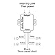 Autoradio Audio Speaksignal Hi-Low Konverter für Auto Amp Subwoofer Verstärker CD Player High to Low Adapter