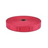1 X Red Single Ticket Roll | 2000 Blank Tickets