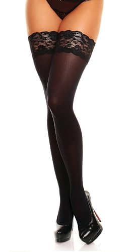 Gabriella Strumpfbend mit Breitem mit Silikon Gegen Hautirritationen bietet (3/4 (58-68), Ecru)