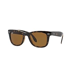 Ray-Ban RB4105 Folding Wayfarer Square Sunglasses