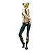 QAHEART Cujoh Jolyne Figure Statue - 17CM Anime Figure Model with Round Base, Cartoon Manga Figure Sculpture Handmade Collectible Desktop Display Decoration