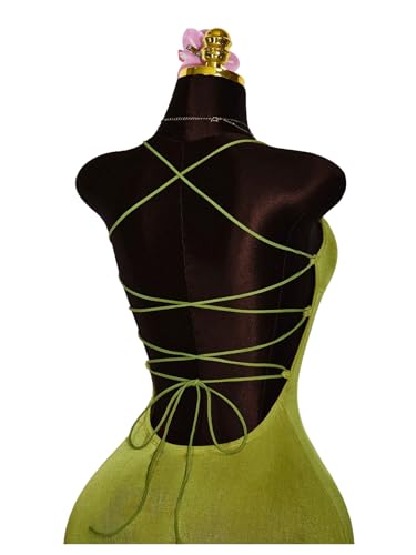 SOLY HUX Women's Summer Mini Dress Criss Cross Lace Up Backless Ruched Bodycon Cocktail Party Cami Dresses4