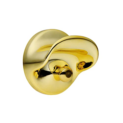Kartell Gancio, Appendiabiti, ABS, Giallo (Oro), 10.5x10.5x5.0 cm, 2 unità