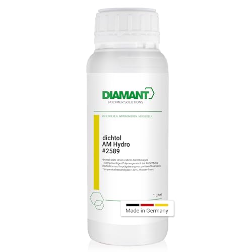 DIAMANT dichtol AM Hydro 1L – Wasserbasierte Versiegelung für 3D-Druck | Gas- & wasserdicht | Lösungsmittelfrei | Für PLA, ABS, FDM & SLS Druckteile | Imprägnierung additive Fertigung