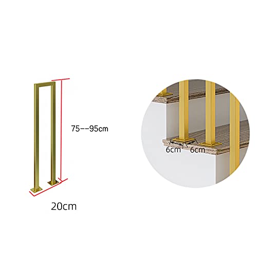 Main courante d'escalier 95cm à 3 marches avec kit d'installation complet - 6