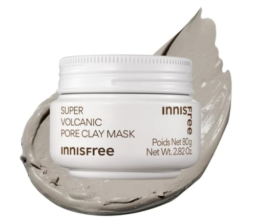 Image of Innisfree Super Volcanic Pore Clay Mask | Korean Skincare with Volcanic Clusters & AHA | Triple Exfoliation for Deep Pore Cleansing, Oil Control & Smoother Skin | For Oily & Combination Skin.