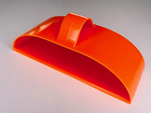 Dustpan Mighty sweep - ORANGE - vertical dust pan, best catch all, no cleanup by Circa products