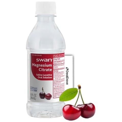 Deal Dave | Swan Magnesium Citrate Oral Solution 10 oz, Cherry Flavor Cover