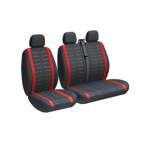Housses sieges universelles rouge 2+1 pour eviter les taches sur siege auto et camion