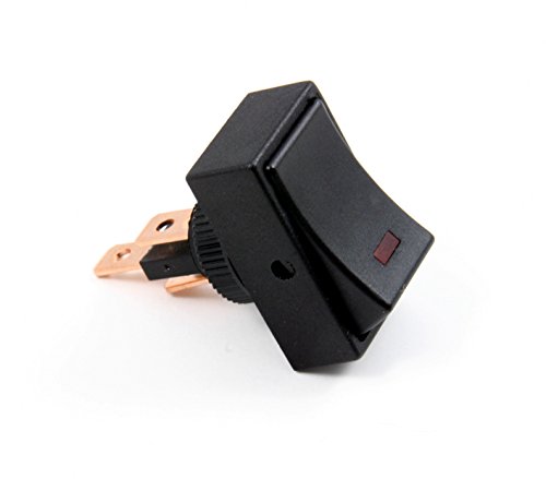Golf Carts Universe Golf Cart Rocker Switch with Red LED Light ON/Off