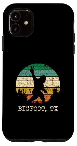 iPhone 11 Bigfoot Texas Sasquatch Peace Sign Bigfoot Design Case iPhone 11 Bigfoot Texas Sasquatch Peace Sign Bigfoot Design Case