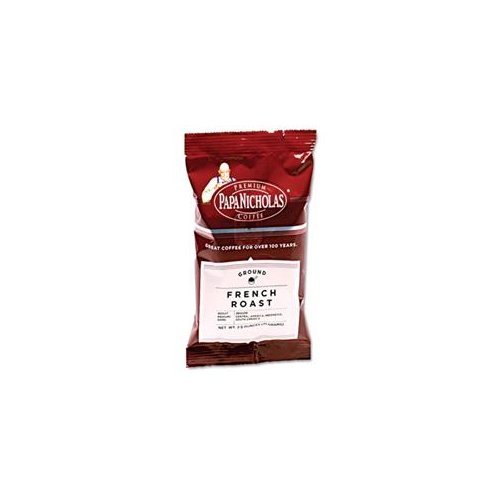 Papanicholas CoffeePCO25183 French Roast Dark Roast Premium Arabica Coffee Packets (Pack of 18), Brown