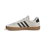 Adidas Womens VL Court 3.0 Sportswear, Off White/Grey/Gold Metallic, 9