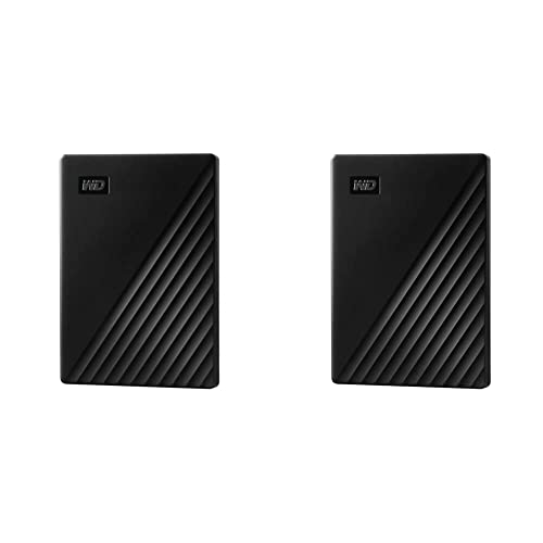 Image of WD 2TB My Passport Portable External Hard Drive with Backup Software and Password Protection, Blue & 1TB My Passport Portable External Hard Drive with Backup Software and Password Protection, Black