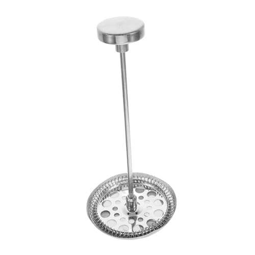 HEALLILY Kit de filtro de acero inoxidable para cafetera con asa, cesta de filtro de malla de precisión para máquinas de espresso, accesorios de repuesto de filtración de alto rendimiento, juego de