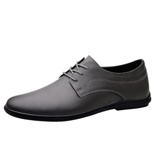 Leather Oxford Formal Shoes Premium Lace Up for Men Business Office Dress