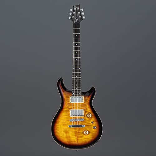 Fame Forum IV Classic Tobacco Sunburst Dark Back Highgloss – Guitare Électrique - Les Beatles, Paul McCartney, John Lennon, RIngo Starr, George Harrison Fame Forum IV Classic Tobacco Sunburst Dark Back Highgloss - Guitare Électrique – Image 3