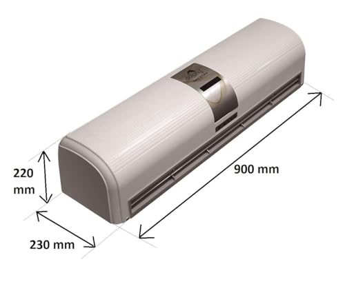 Image of DOLPHY Air Curtain with Double Door Sensor & Remote - 410 W [Size : 3 Feet]