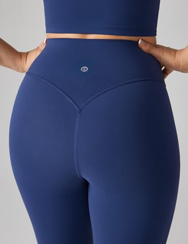 Image of UNISSU Hugcurve No Front Seam High Waisted Workout Leggings for Women Buttery Soft Yoga Pants Gym Athletic Tights - 25''