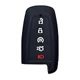  Funda para llavero Ford F150: funda para llavero de 5 botones para Ford Bronco Sport Edge Escape Expedition Explorer F-150 Lightning F-250 F-350 F-450 Fusion Hybrid Maverick Mustang Mach-E 2017-2023,