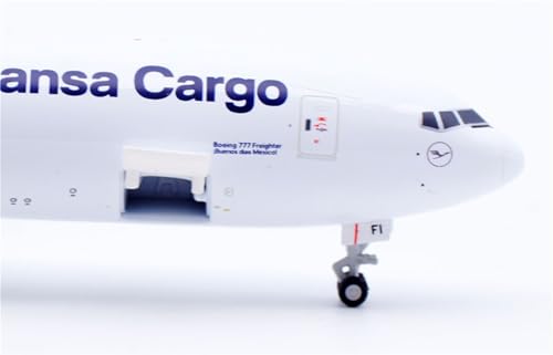 Modelo de avión Boeing B777F Lufthansa escala 1/400 réplica coleccionable 6