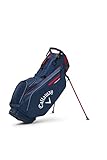 Correa para carro Callaway Fairway 14 Golf Bag, Unisex-Adult, Azul Marino/Rojo/Blanco, Talla única
