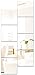 Jmitha Miroirs Muraux Autocollant 10 Pièces, 15x23cm HD Miroir Adhésif Décoratif Miroirs Carrés sans Cadre pour Salle de Bain, Cuisine, Chambre Entrée et Salon