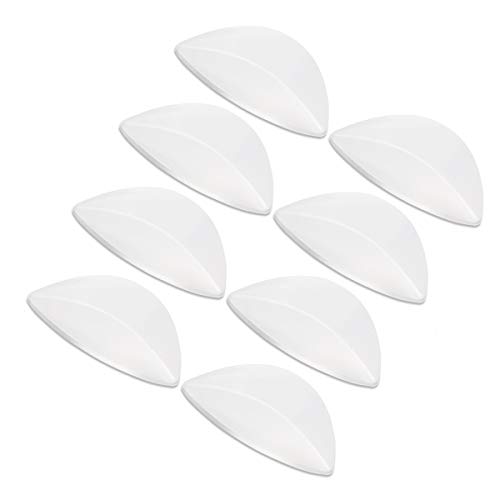 Price comparison product image Pixnor 4 Pairs of Adhesive Arch Support Gel Insole for Flat Feet (Transparent)