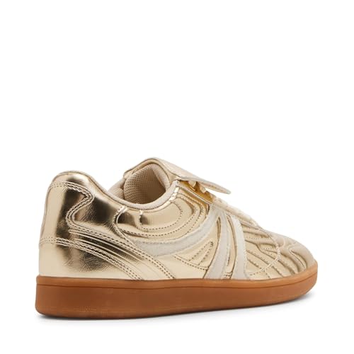 Steve Madden Steve Madden Women's Madrid Sneaker, Gold, 11