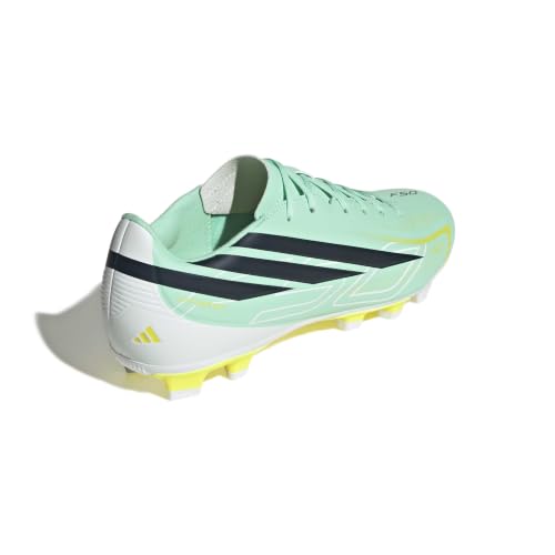 adidas Unisex F50 Hyperfast Club Firm Ground/Multi Ground Football Boots Shoes, Pulse Mint/Night Navy/Solar Lemon, 41 1/3 EU – Ansicht 4