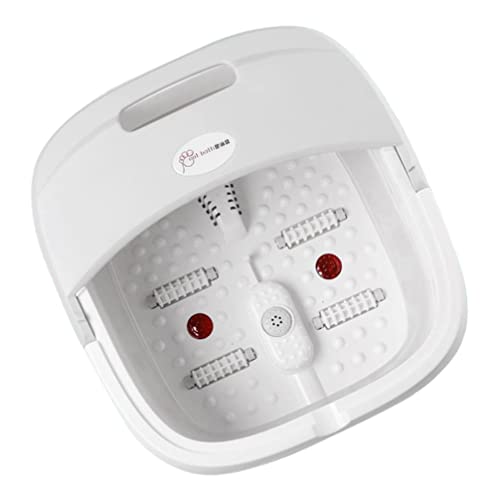 1Pc folding foot bath bucket folding foot soaking bucket Foot Bath Machine foot bucket foot massage bucket Footbath with Heat Boost pp white Multifunction Laundry basket travel