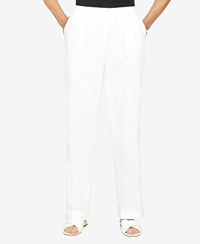 Alfred Dunner Women's Relaxed Fit Go-to Medium Length Pant4