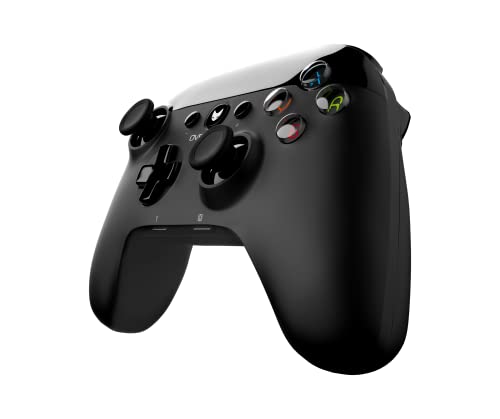 Tombac Controllore di gioco wireless, vibrazione, autonomia di 8 ore, batteria al litio, USB e Bluetooth, PC/Switch/Smartphone/Tablet/TV Android, nero - Controller - Immagine 1