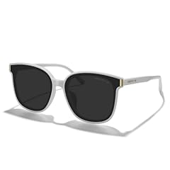 White Frame/Black Lens