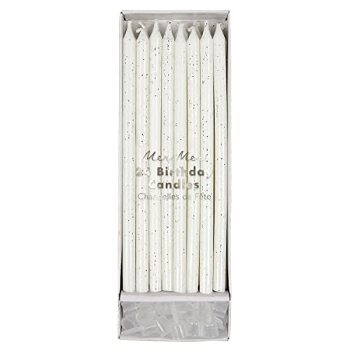 Meri Meri Glitter Birthday Candles (Pack of 24), 5.75