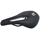 ROADNADO 自転車サドル、ロードバイク サドル、痛くない 軽量 マウンテンバイク ソフト 穴空き 通気性よい 快適 衝撃吸収 MTB 道路自転車 ブラック