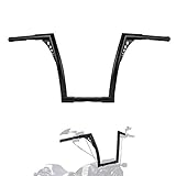 KEMIMOTO Rise Ape Hangers Handlebar 14-Inch for Sportster XL 883 Softail FXST FLST Z Handlebars, 1-1/4'