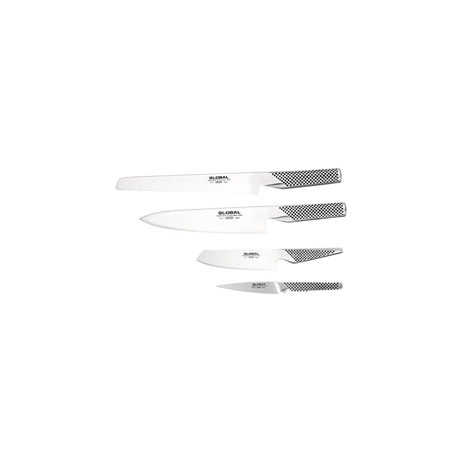 Global-Teikoku-5-Piece-Stainless-Steel-Knife-Block-Set Global Teikoku 5 Piece Knife Block Set