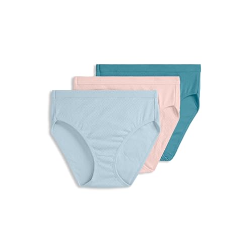 Image of Jockey Women's Underwear Plus Size 100% Cotton Elance Hipster - 3 Pack