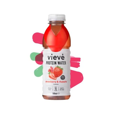 Vieve Protein Water Strawberry & Rhubarb 6 Pack Cover