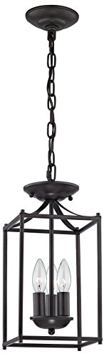 Cornerstone Lighting 7713FY/10 Foyer Collection 3 Light Pendant, Oil Rubbed Bronze