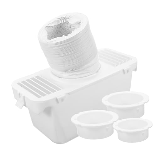 La Mejor Lista de Recambios y accesorios para secadoras de futones . 48 JEWEDECO Kit De Ventilación Para Secadora Conector y Adaptador De Reemplazo Para Instalación De Secadora En Interiores Incluye Placa De Ventilación y Conexiones Para Secadoras...