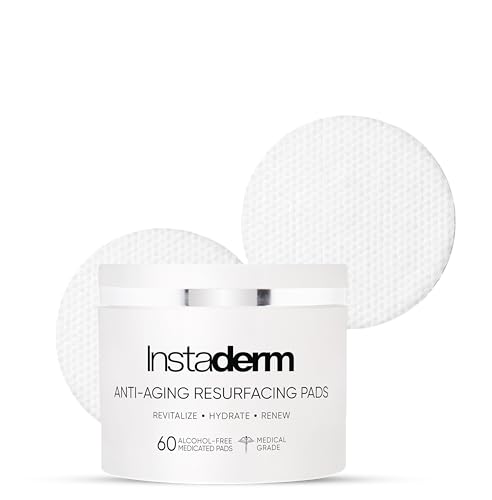 Anti-Aging Resurfacing Pads – Smooth’s Fine Lines, Wrinkles, Dark Spots & Skin Roughness to Enhance the Skins Texture & Tone for Radiant Glow.