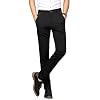 Plaid&Plain Men’s Stretch Dress Pants Slim Fit Skinny Suit Pants