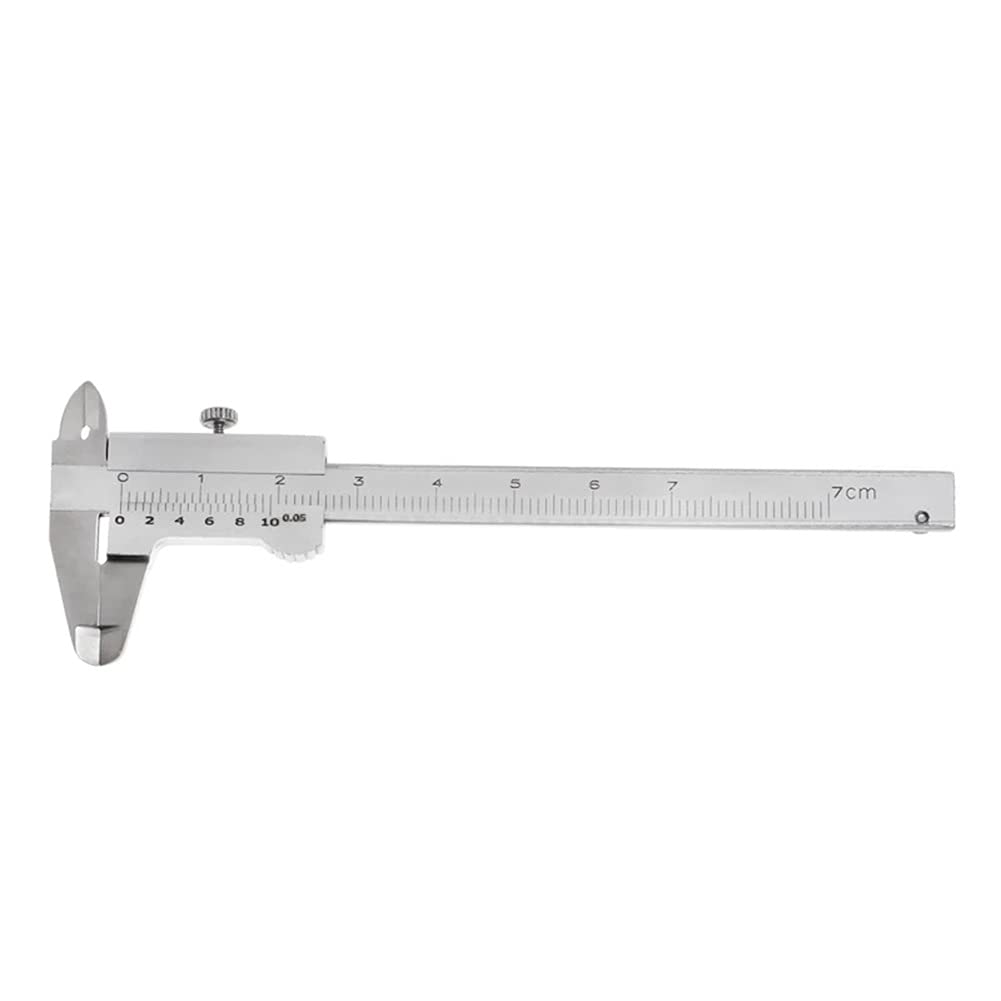 Messschieber, Messschieber, Mini-Messschieber, 0–70 mm, Messgerät, Tasche, rostfrei, gehärtet, metrisch, Maschinist